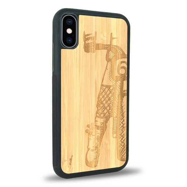 Coque iPhone X - On The Road - Coque en bois