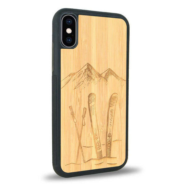 Coque iPhone X - Surf Time - Coque en bois