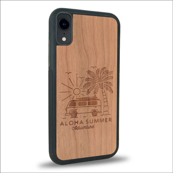 Coque iPhone XR - Aloha Summer - Coque en bois