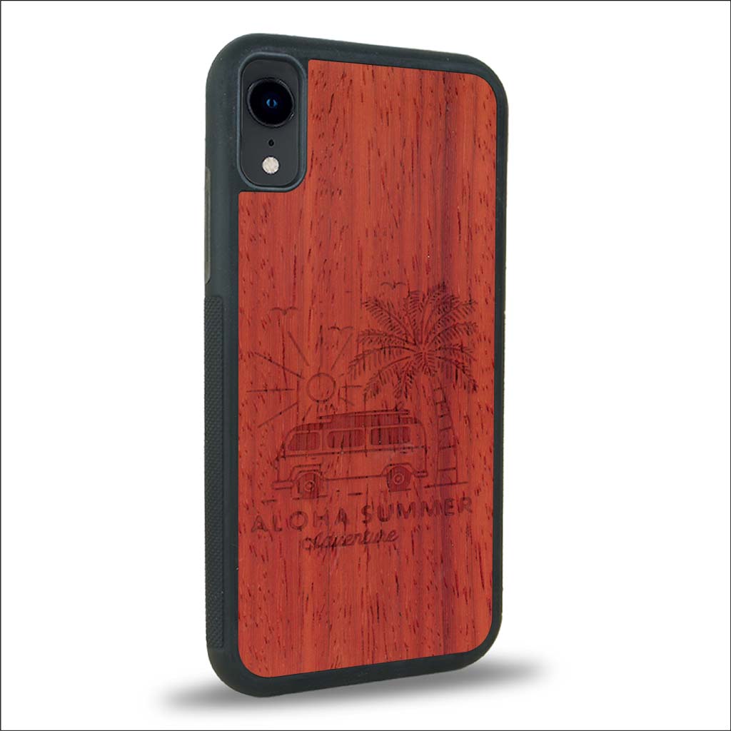 Coque iPhone XR - Aloha Summer - Coque en bois