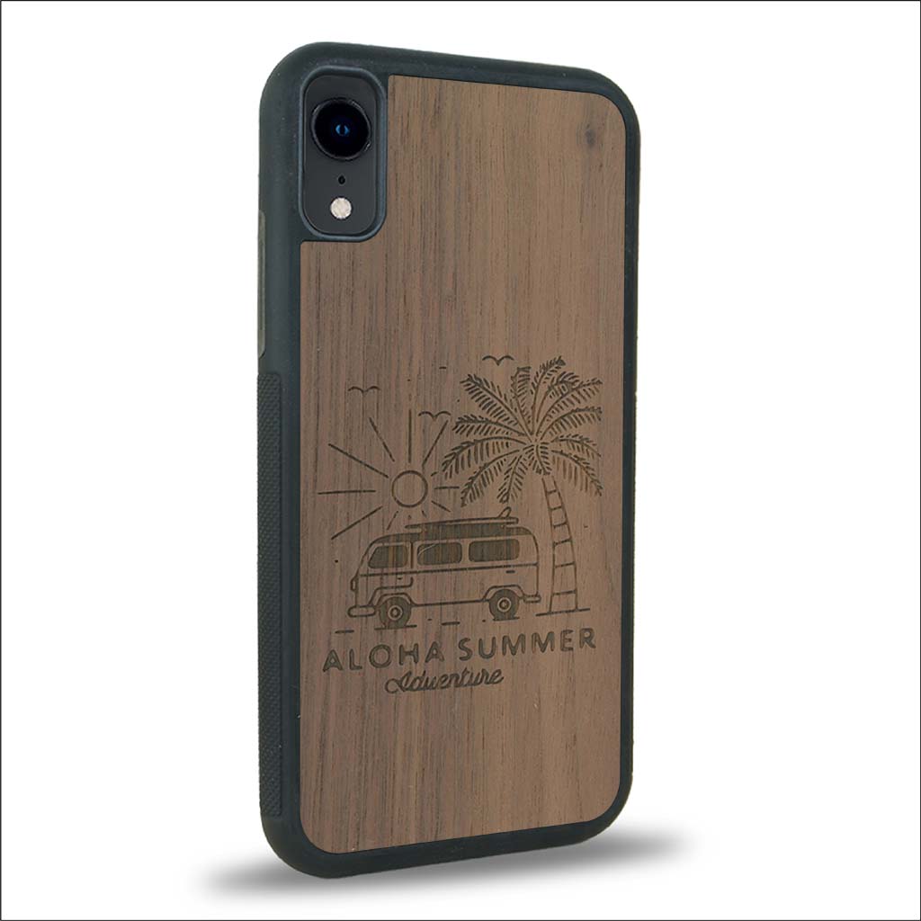 Coque iPhone XR - Aloha Summer - Coque en bois