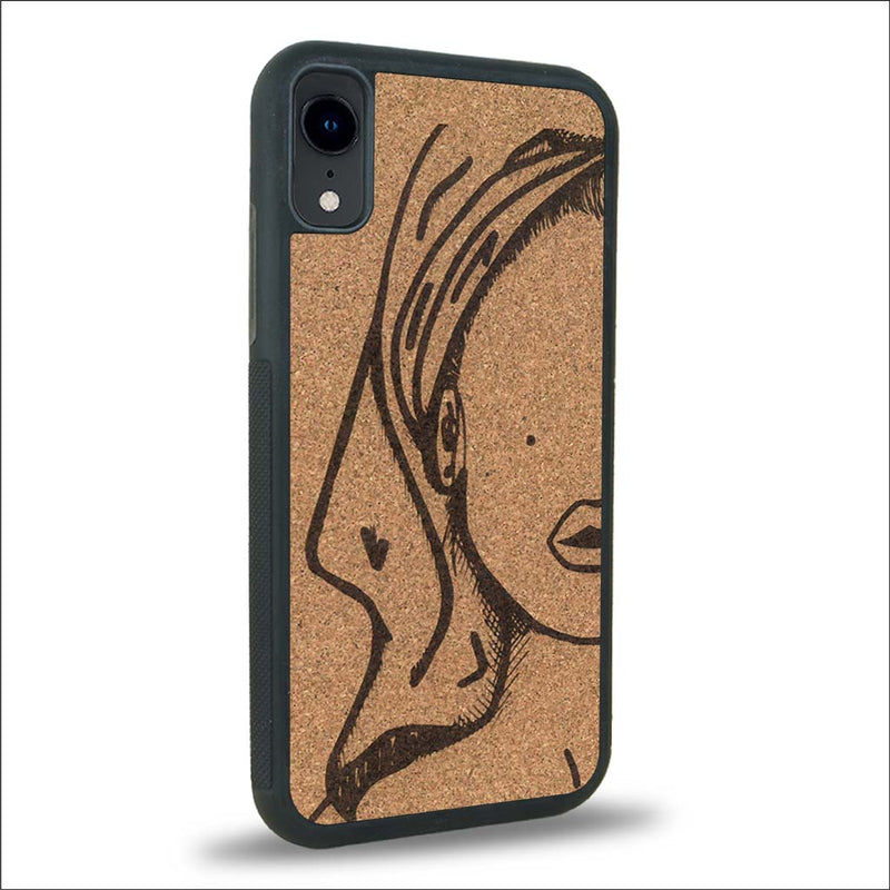 Coque iPhone XR - Au féminin - Coque en bois