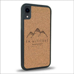 Coque iPhone XR - En Altitude - Coque en bois