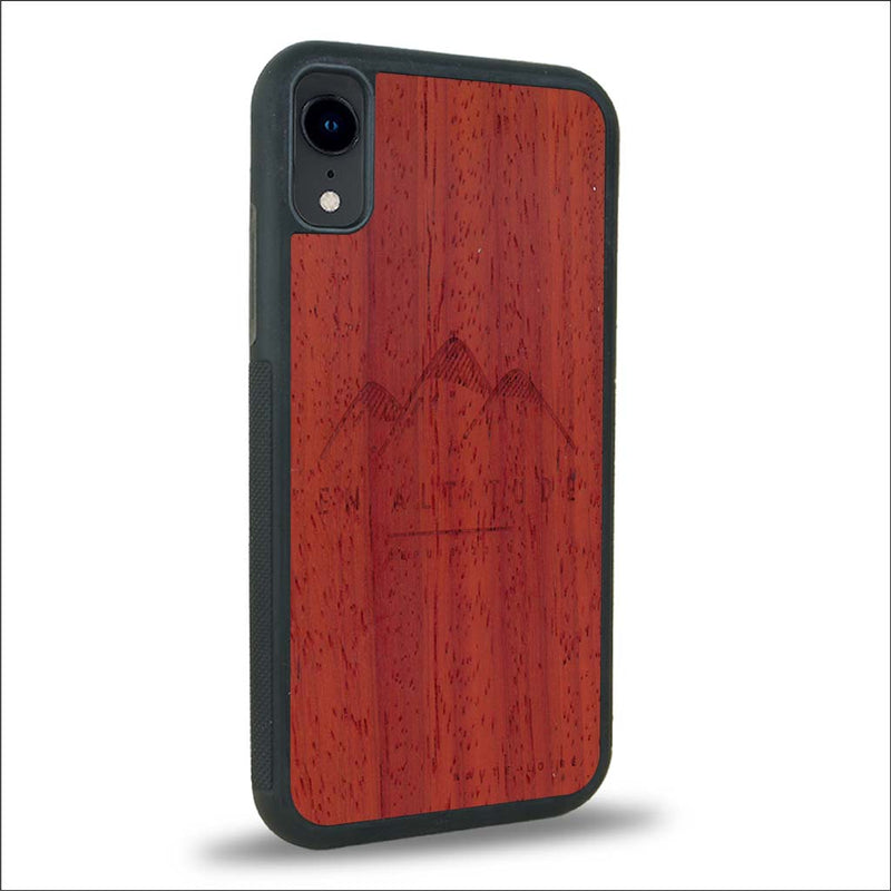 Coque iPhone XR - En Altitude - Coque en bois