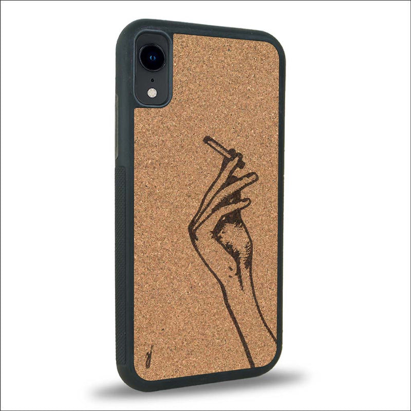 Coque iPhone XR - La Garçonne - Coque en bois