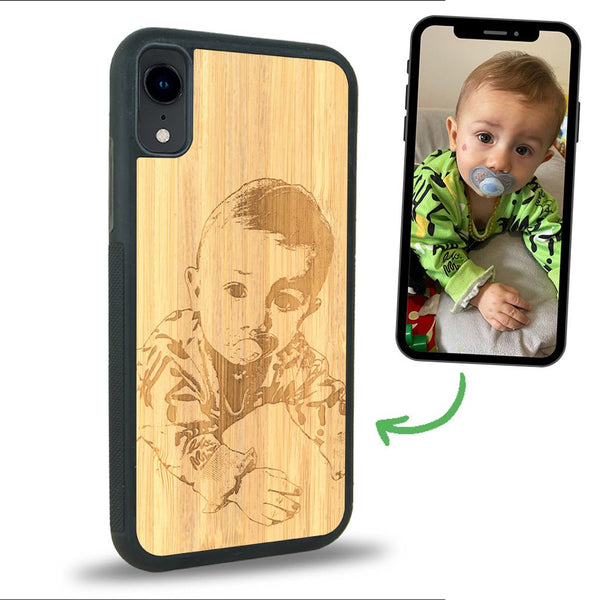 Coque iPhone XR - La Personnalisable - Coque en bois