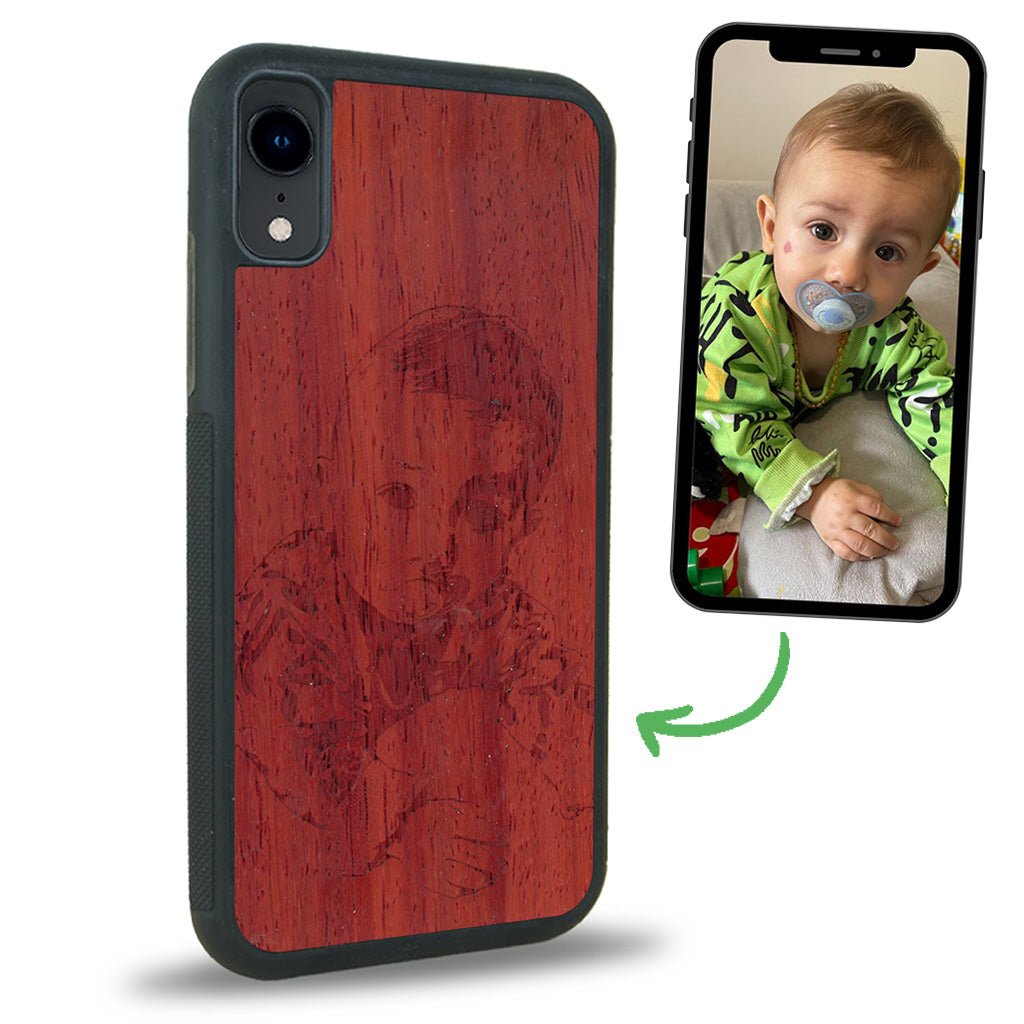 Coque iPhone XR - La Personnalisable - Coque en bois
