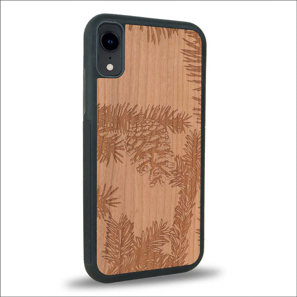 Coque iPhone XR - La Pomme de Pin - Coque en bois