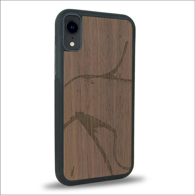 Coque iPhone XR - La Shoulder - Coque en bois