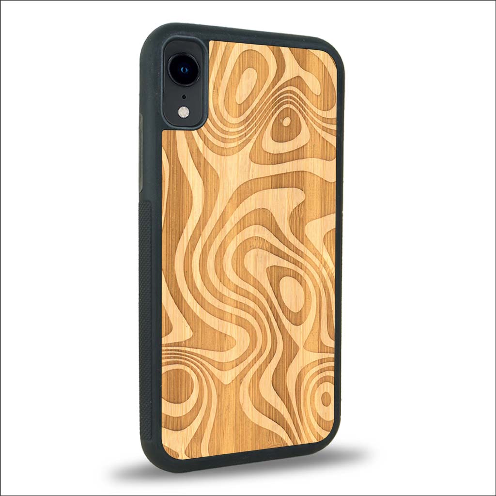 Coque iPhone XR - L'Abstract - Coque en bois