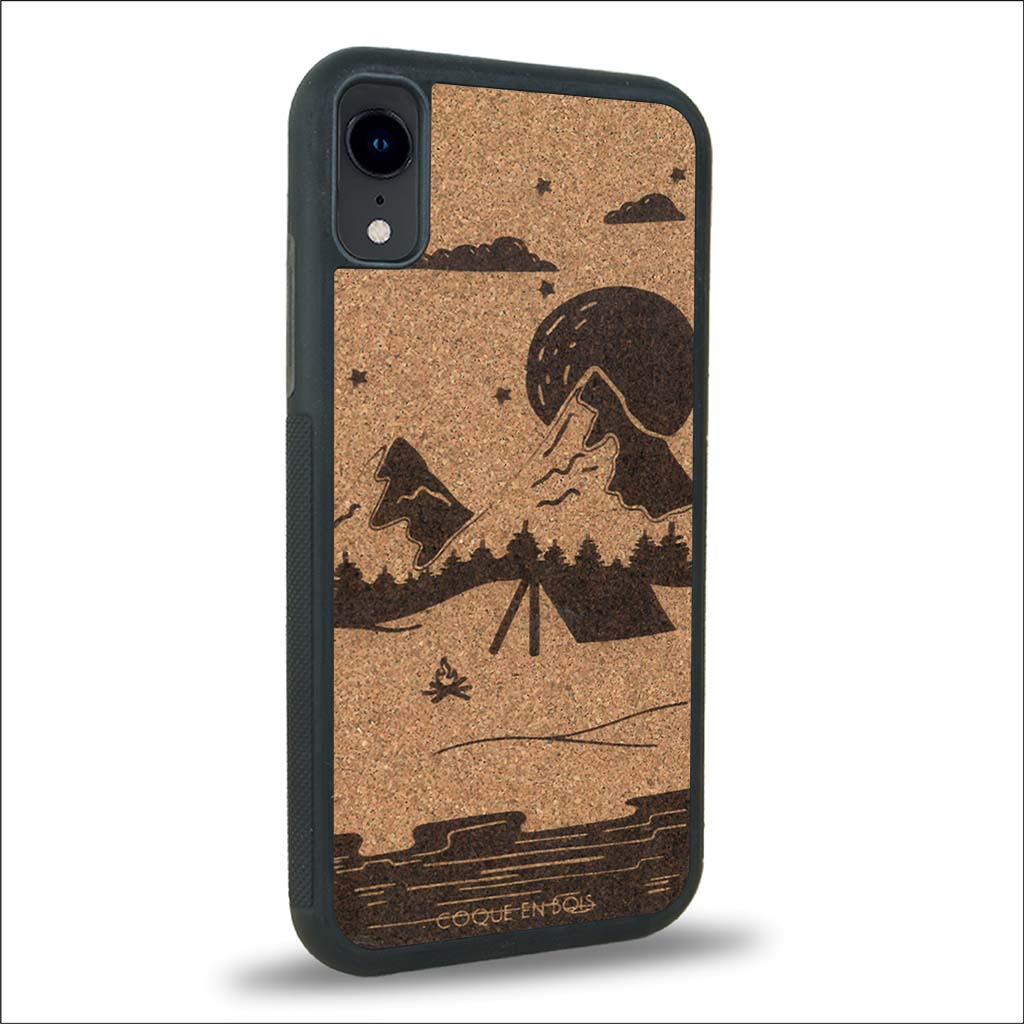 Coque iPhone XR - Le Campsite - Coque en bois