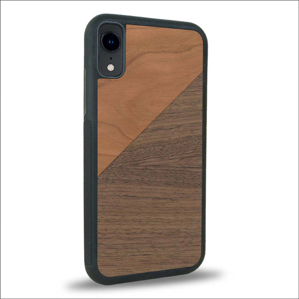 Coque iPhone XR - Le Duo - Coque en bois