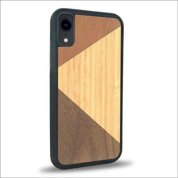 Coque iPhone XR - Le Trio - Coque en bois