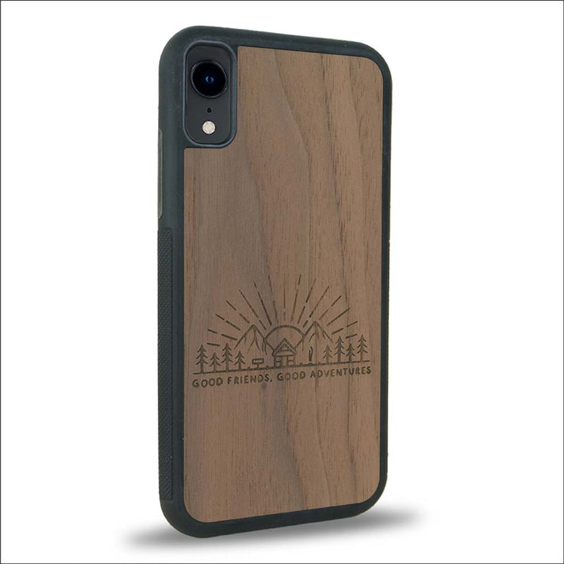 Coque iPhone XR - Sunset Lovers - Coque en bois