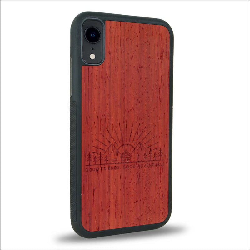 Coque iPhone XR - Sunset Lovers - Coque en bois