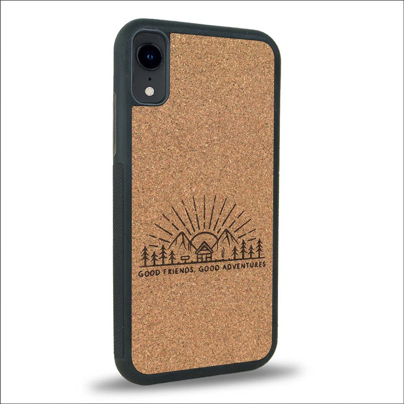 Coque iPhone XR - Sunset Lovers - Coque en bois