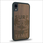 Coque iPhone XR - Surf Time - Coque en bois
