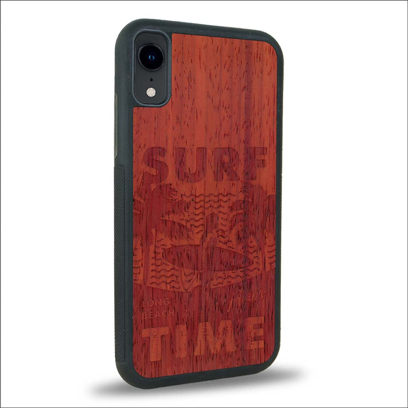Coque iPhone XR - Surf Time - Coque en bois