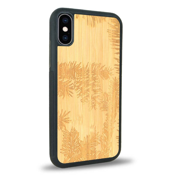 Coque iPhone XS - La Pomme de Pin - Coque en bois