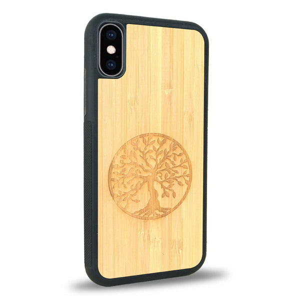 Coque iPhone XS - L'Arbre de Vie - Coque en bois