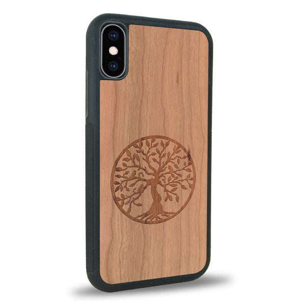 Coque iPhone XS - L'Arbre de Vie - Coque en bois