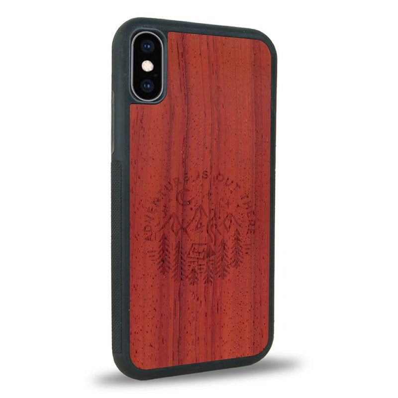 Coque iPhone XS - Le Bivouac - Coque en bois