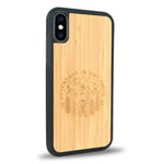 Coque iPhone XS - Le Bivouac - Coque en bois