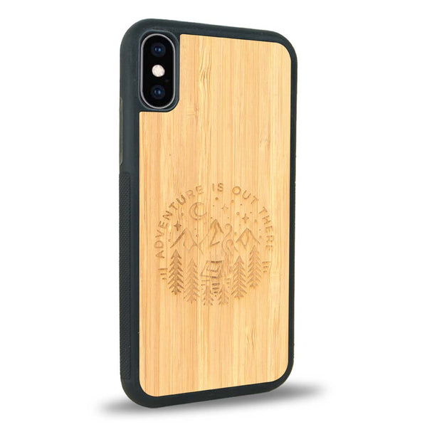 Coque iPhone XS - Le Bivouac - Coque en bois