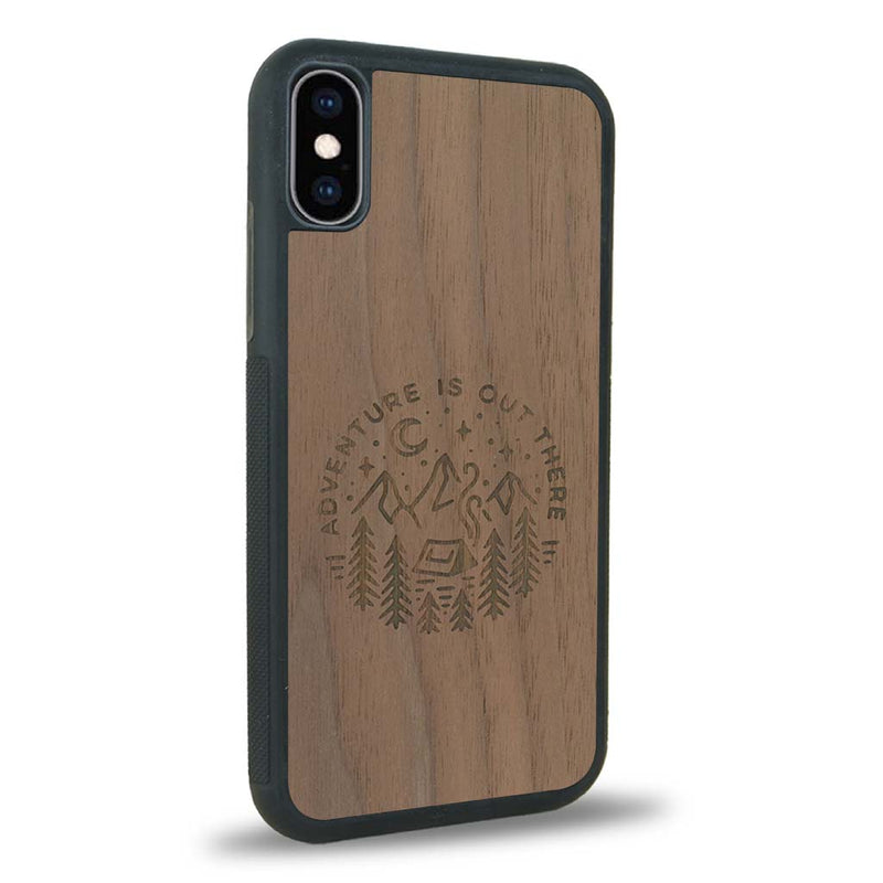 Coque iPhone XS - Le Bivouac - Coque en bois