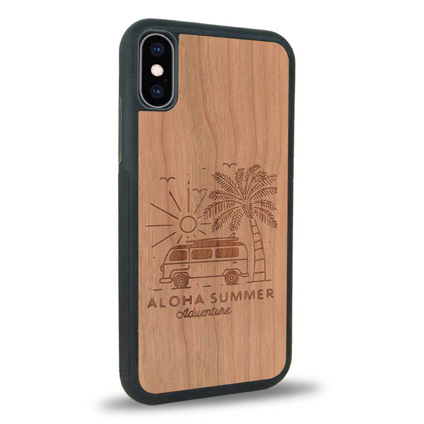 Coque iPhone XS Max - Aloha Summer - Coque en bois