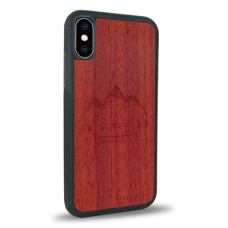 Coque iPhone XS Max - En Altitude - Coque en bois