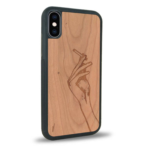 Coque iPhone XS Max - La Garçonne - Coque en bois