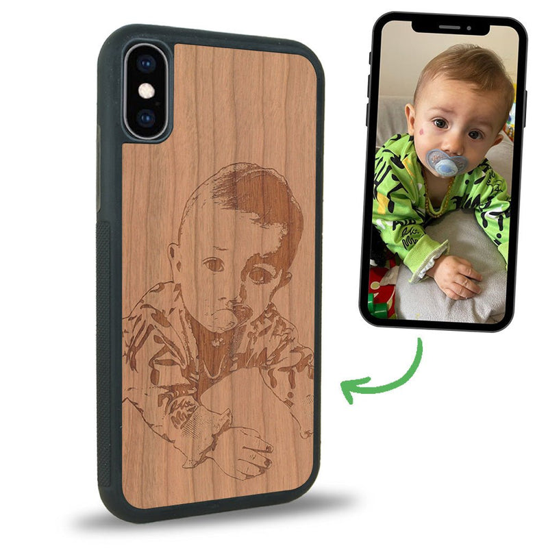 Coque iPhone XS Max - La Personnalisable - Coque en bois