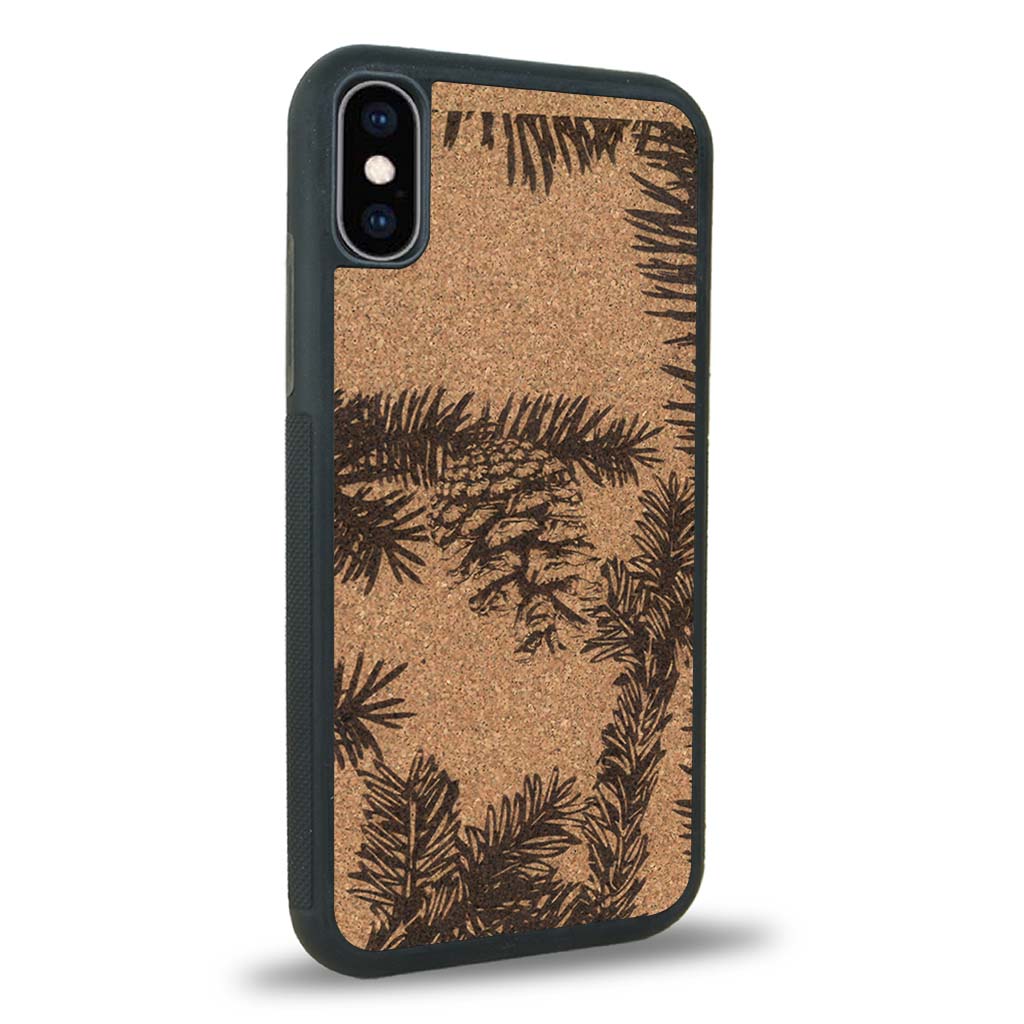 Coque iPhone XS Max - La Pomme de Pin - Coque en bois