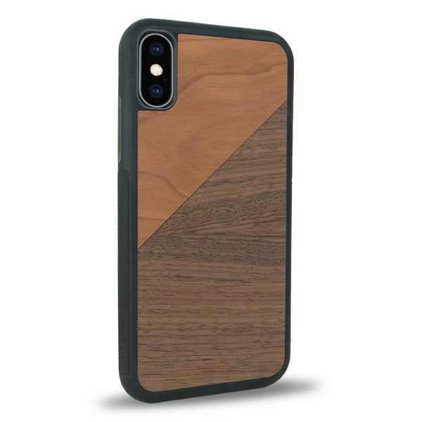 Coque iPhone XS Max - Le Duo - Coque en bois