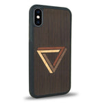 Coque iPhone XS Max - Le Triangle - Coque en bois