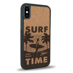 Coque iPhone XS Max - Surf Time - Coque en bois