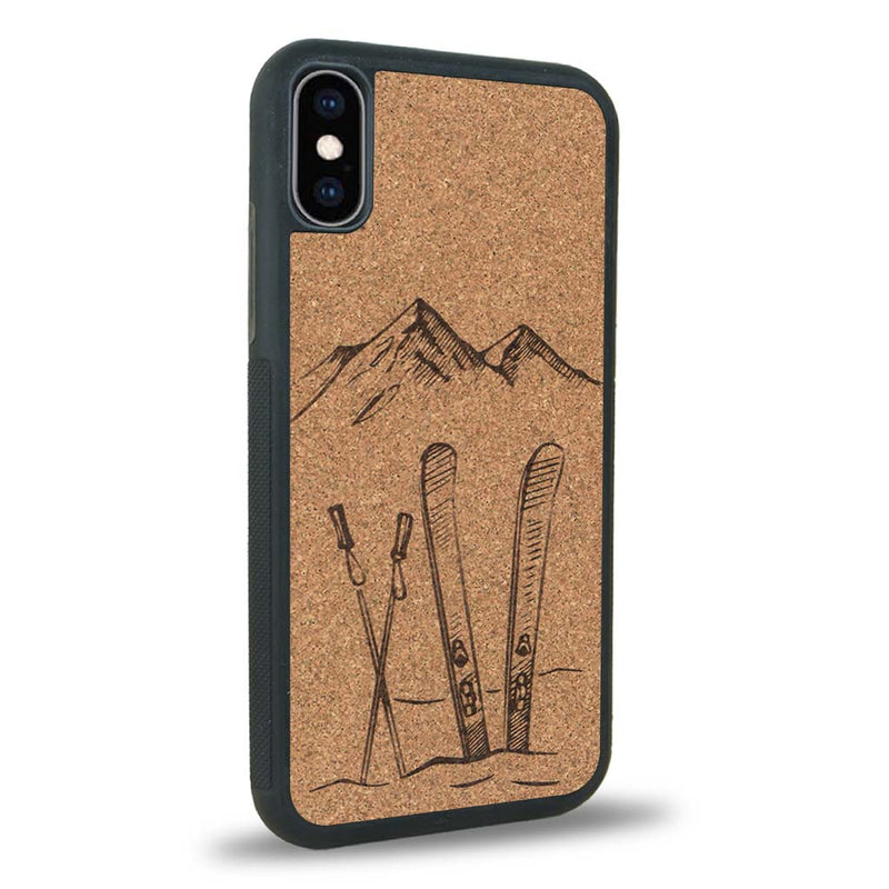 Coque iPhone XS - Surf Time - Coque en bois