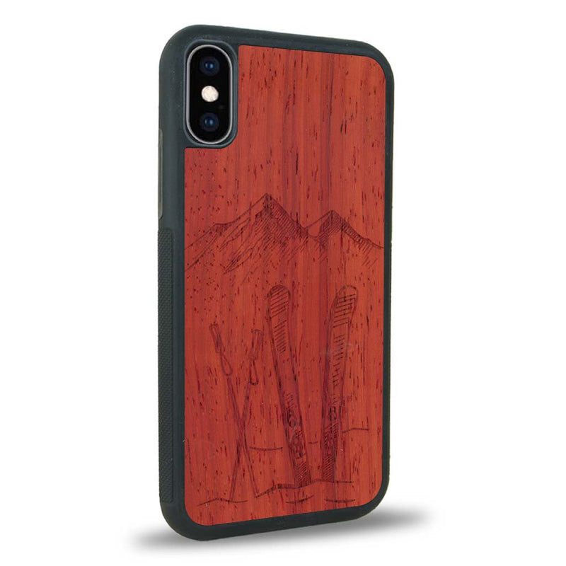 Coque iPhone XS - Surf Time - Coque en bois