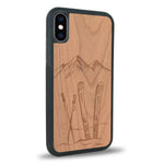 Coque iPhone XS - Surf Time - Coque en bois