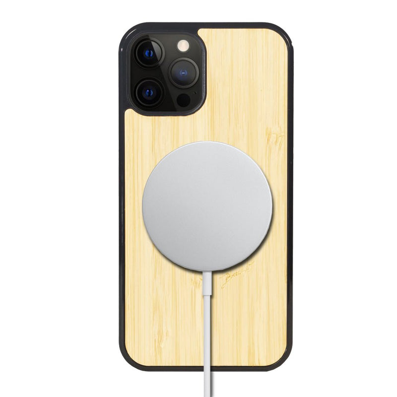 Coque MagSafe - La Fleur des Montagnes - Coque en bois