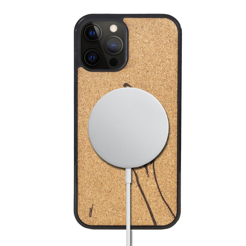 Coque MagSafe - La garçonne - Coque en bois
