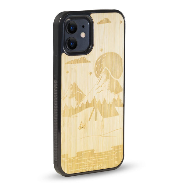 Coque MagSafe - Le Campsite - Coque en bois