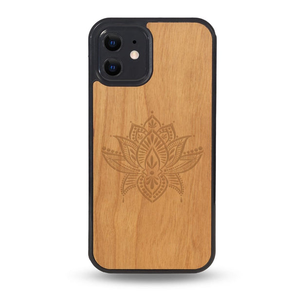 Coque MagSafe - Le Lotus - Coque en bois