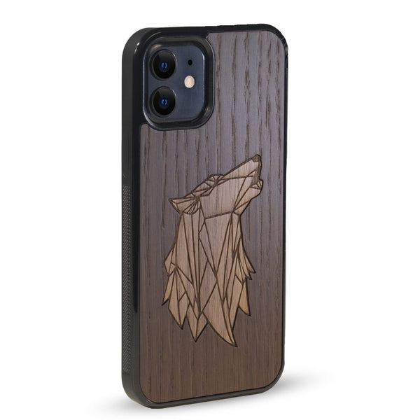 Coque MagSafe - Le Loup - Coque en bois