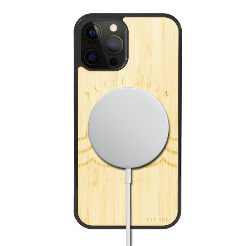 Coque MagSafe - Le Petit Coin de Paradis - Coque en bois