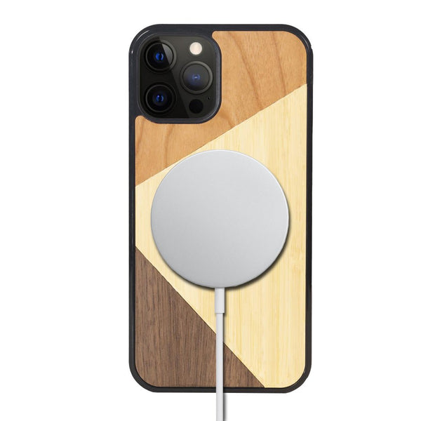 Coque MagSafe - Le Trio - Coque en bois