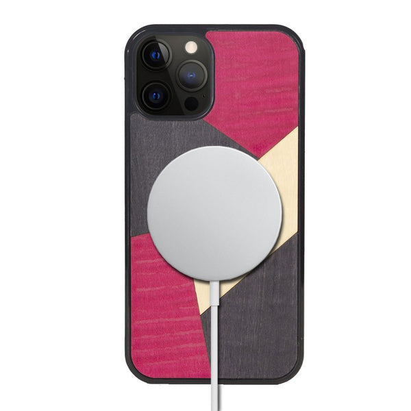 Coque MagSafe - L'Eclat Rose - Coque en bois