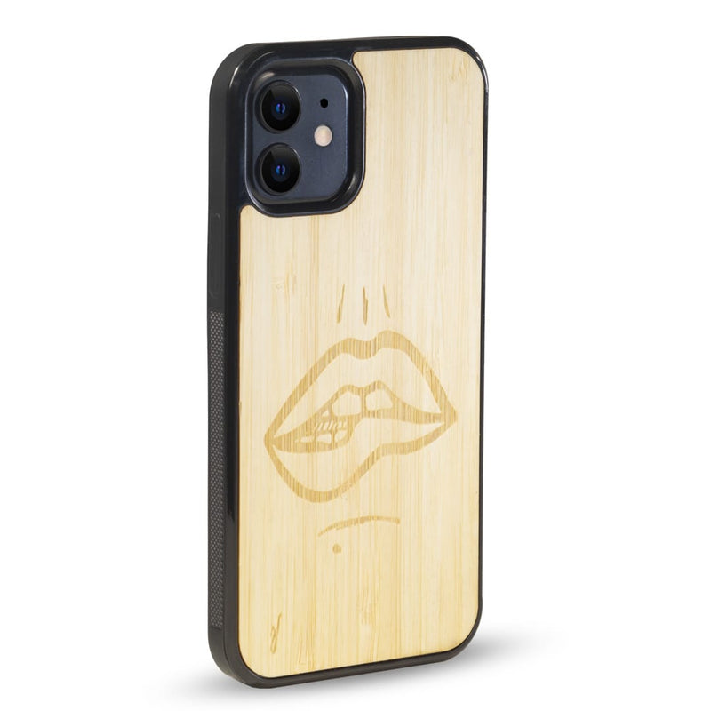 Coque MagSafe - The Kiss - Coque en bois