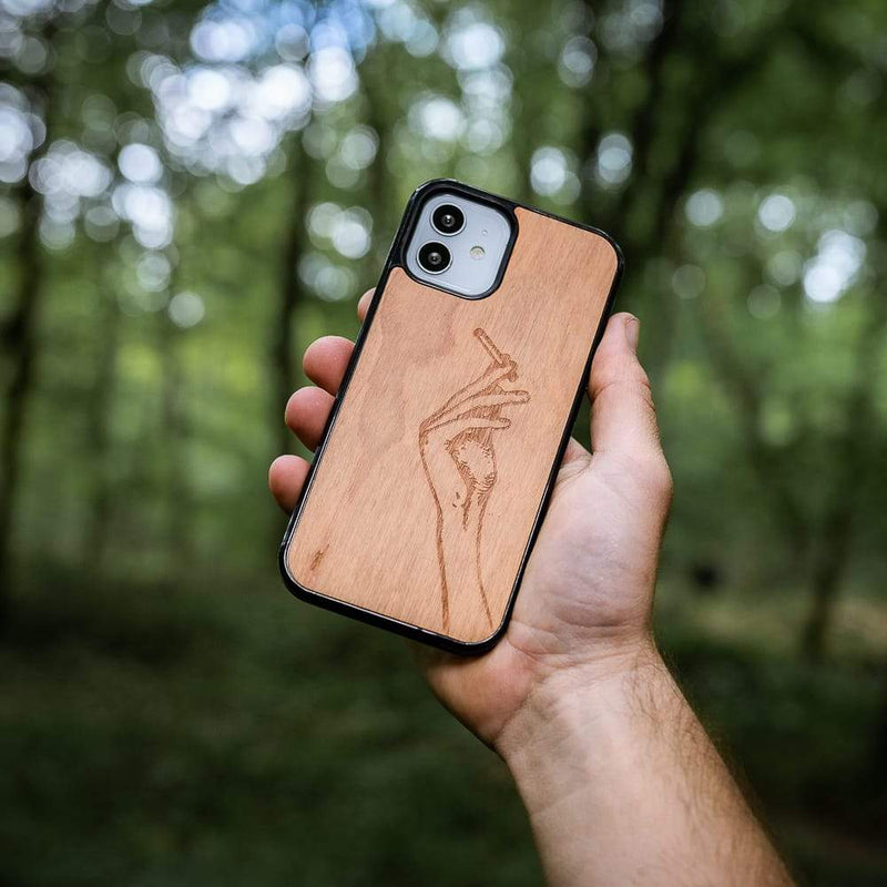 Coque OnePlus - La garçonne - Coque en bois